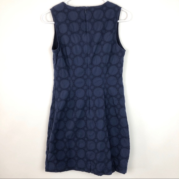 Banana Republic Navy Blue 100% Cotton Dress - Picture 2 of 9
